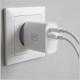 3MK FlowPower Wall Charger USB-A + USB-C 25W PD QC4+ White 3MK FlowPower Wall Charger USB-A + USB-C 25W PD QC4+ White