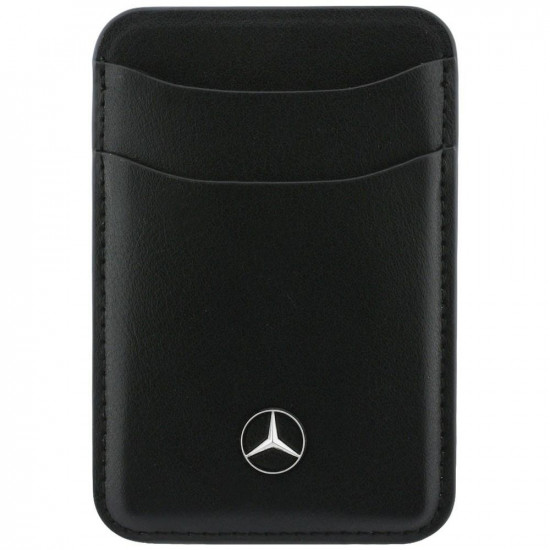 Magnetic Card Wallet Mercedes Leather black Magnetic Card Wallet Mercedes Leather black