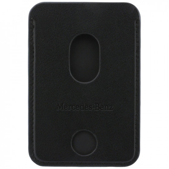 Magnetic Card Wallet Mercedes Leather black Magnetic Card Wallet Mercedes Leather black