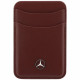 Magnetic Card Wallet Mercedes Leather red
