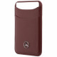 Magnetic Card Wallet Mercedes Leather red