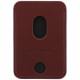 Magnetic Card Wallet Mercedes Leather red