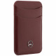 Magnetic Card Wallet Mercedes Leather red
