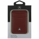 Magnetic Card Wallet Mercedes Leather red