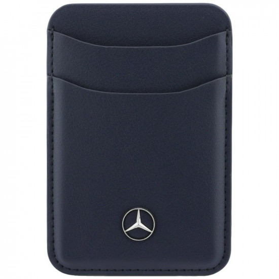 Magnetic Card Wallet Mercedes Leather navy Magnetic Card Wallet Mercedes Leather navy
