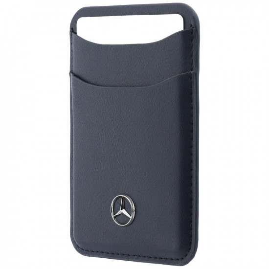 Magnetic Card Wallet Mercedes Leather navy Magnetic Card Wallet Mercedes Leather navy