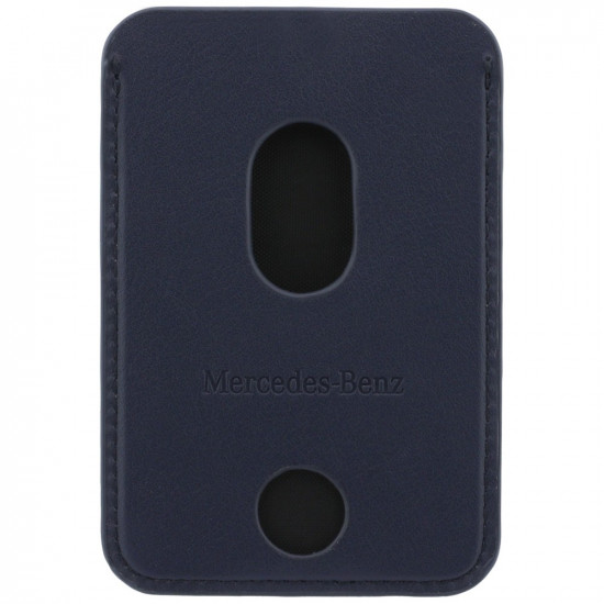 Magnetic Card Wallet Mercedes Leather navy Magnetic Card Wallet Mercedes Leather navy