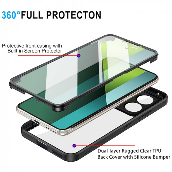 Techsuit ColorVerse 360 Series + Screen Protector Xiaomi Redmi Note 13 5G Purple Techsuit ColorVerse 360 Series + Screen Protector Xiaomi Redmi Note 13 5G Purple