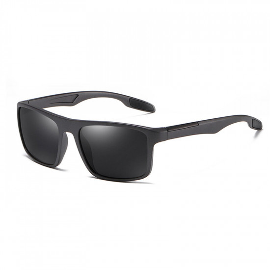 Techsuit  Sunglasses Polarised TR90 (MM101)  UV Protection  Matte Black / Gray