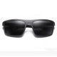 Techsuit  Sunglasses Polarised TR90 (MM101)  UV Protection  Matte Black / Gray