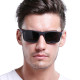 Techsuit  Sunglasses Polarised TR90 (MM101)  UV Protection  Matte Black / Gray