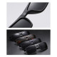 Techsuit  Sunglasses Polarised TR90 (MM101)  UV Protection  Matte Black / Gray
