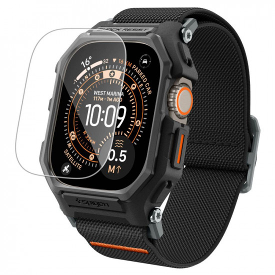 Spigen Lite Fit "Pro" + Screen Protector (ACS11415) Apple Watch Ultra / Ultra 2 / Ultra 3 Matte Black Spigen Lite Fit "Pro" + Screen Protector (ACS11415) Apple Watch Ultra / Ultra 2 / Ultra 3 Matte Black