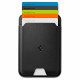 Spigen Valentinus Wallet MagFit (AFA11337) for 5 x Cards Easy Access, Minimalist Construction, PU Leather Black Spigen Valentinus Wallet MagFit (AFA11337) for 5 x Cards Easy Access, Minimalist Construction, PU Leather Black