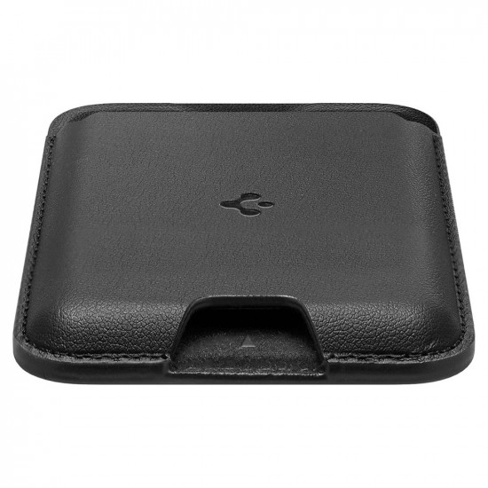 Spigen Valentinus Wallet MagFit (AFA11337) for 5 x Cards Easy Access, Minimalist Construction, PU Leather Black Spigen Valentinus Wallet MagFit (AFA11337) for 5 x Cards Easy Access, Minimalist Construction, PU Leather Black