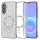 Techsuit Luxury Glitter MagSafe Samsung Galaxy A57 5G Silver Techsuit Luxury Glitter MagSafe Samsung Galaxy A57 5G Silver