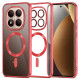 Techsuit Luxury Crystal MagSafe Xiaomi Redmi Note 15 Pro+ 5G / Poco M8 Pro 5G Red