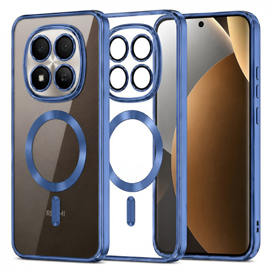 Techsuit Luxury Crystal MagSafe Xiaomi Redmi Note 15 Pro+ 5G / Poco M8 Pro 5G Deep Blue