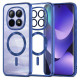 Techsuit Luxury Crystal MagSafe Xiaomi Redmi Note 15 5G / Note 15 4G / Poco M8 5G Deep Blue