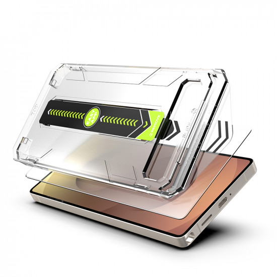 Techsuit [Fingerprint Unlock Compatible] TitanGlass CrystalHD Samsung Galaxy A16 4G / A16 5G / A17 4G / A17 5G Clear