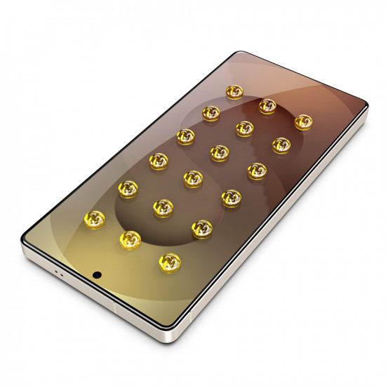 Techsuit [Fingerprint Unlock Compatible] TitanGlass CrystalHD Samsung Galaxy A16 4G / A16 5G / A17 4G / A17 5G Clear