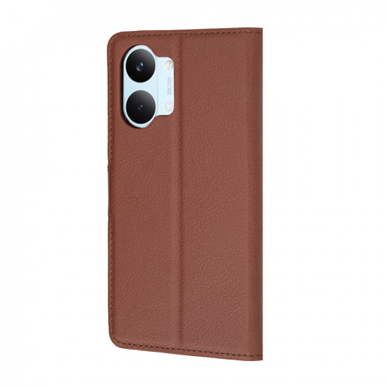 Techsuit Leather Folio Xiaomi Poco X8 Pro Max Brown