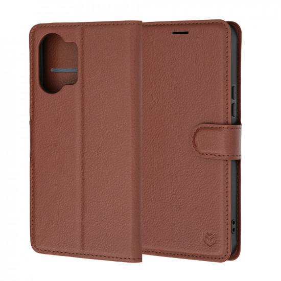 Techsuit Leather Folio Xiaomi Poco X8 Pro Max Brown