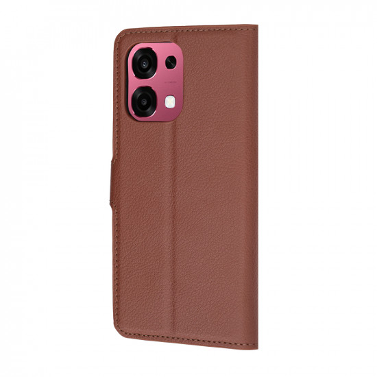 Techsuit Leather Folio Oppo A6 Pro 4G / A6 Pro 5G Brown Techsuit Leather Folio Oppo A6 Pro 4G / A6 Pro 5G Brown
