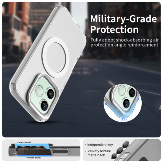 Techsuit CandyCase MagSafe Honor 600 / 600 Pro White Techsuit CandyCase MagSafe Honor 600 / 600 Pro White