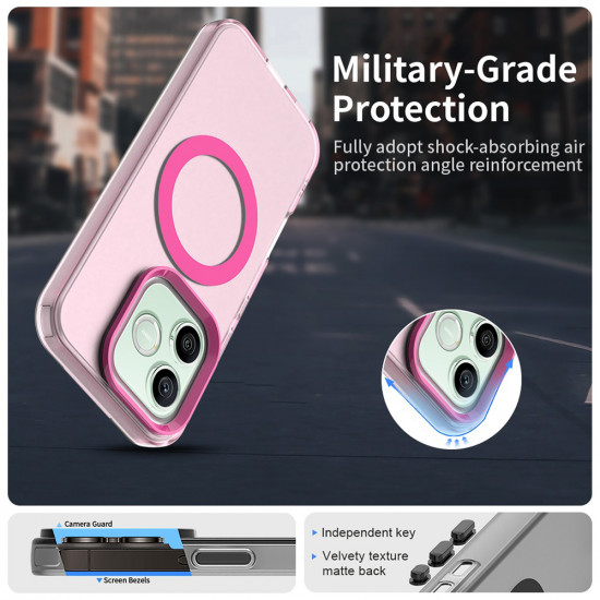 Techsuit CandyCase MagSafe Honor 600 / 600 Pro Pink Techsuit CandyCase MagSafe Honor 600 / 600 Pro Pink