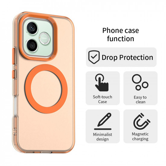 Techsuit CandyCase MagSafe Honor 600 Lite Orange Techsuit CandyCase MagSafe Honor 600 Lite Orange