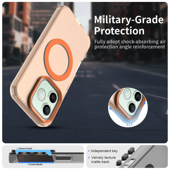 Techsuit CandyCase MagSafe Honor 600 Lite Orange Techsuit CandyCase MagSafe Honor 600 Lite Orange