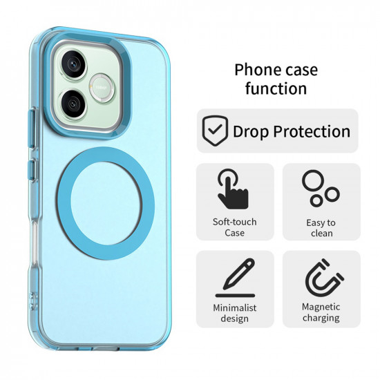 Techsuit CandyCase MagSafe Honor 600 Lite Blue Techsuit CandyCase MagSafe Honor 600 Lite Blue