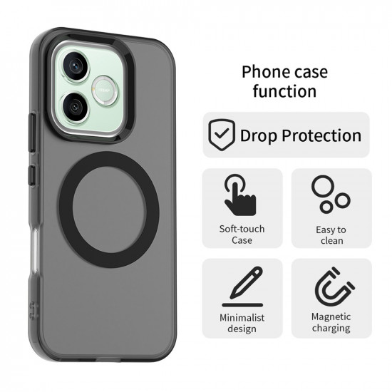 Techsuit CandyCase MagSafe Honor 600 Lite Black Techsuit CandyCase MagSafe Honor 600 Lite Black