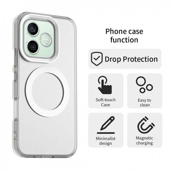 Techsuit CandyCase MagSafe Honor 600 Lite White Techsuit CandyCase MagSafe Honor 600 Lite White