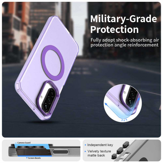 Techsuit CandyCase MagSafe Samsung Galaxy A27 5G Purple Techsuit CandyCase MagSafe Samsung Galaxy A27 5G Purple