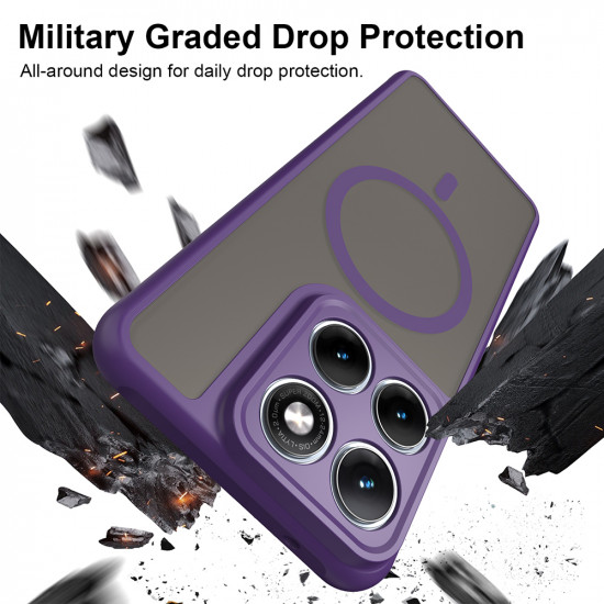 Techsuit HaloFrost II MagSafe Motorola Edge 70 Fusion Purple
