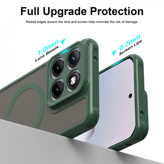 Techsuit HaloFrost II MagSafe Motorola Edge 70 Fusion Green