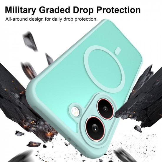Techsuit HaloFrost II MagSafe Xiaomi Poco X8 Pro Mint Green Techsuit HaloFrost II MagSafe Xiaomi Poco X8 Pro Mint Green