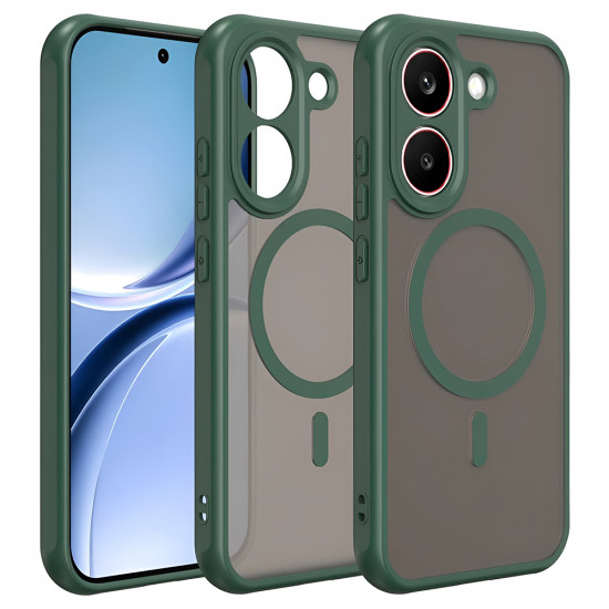 Techsuit HaloFrost II MagSafe Xiaomi Poco X8 Pro Green Techsuit HaloFrost II MagSafe Xiaomi Poco X8 Pro Green