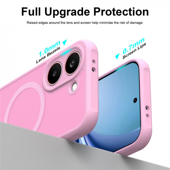 Techsuit HaloFrost II MagSafe Xiaomi Poco X8 Pro Pink Techsuit HaloFrost II MagSafe Xiaomi Poco X8 Pro Pink