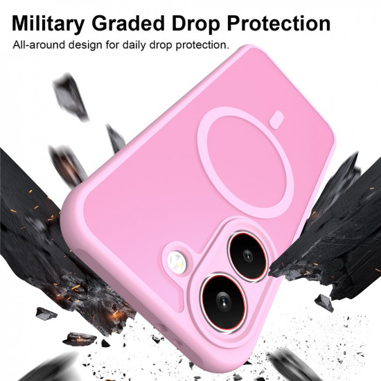 Techsuit HaloFrost II MagSafe Xiaomi Poco X8 Pro Pink Techsuit HaloFrost II MagSafe Xiaomi Poco X8 Pro Pink