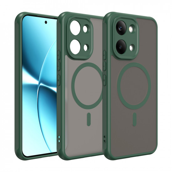 Techsuit HaloFrost II MagSafe Xiaomi Poco X8 Pro Max Green Techsuit HaloFrost II MagSafe Xiaomi Poco X8 Pro Max Green