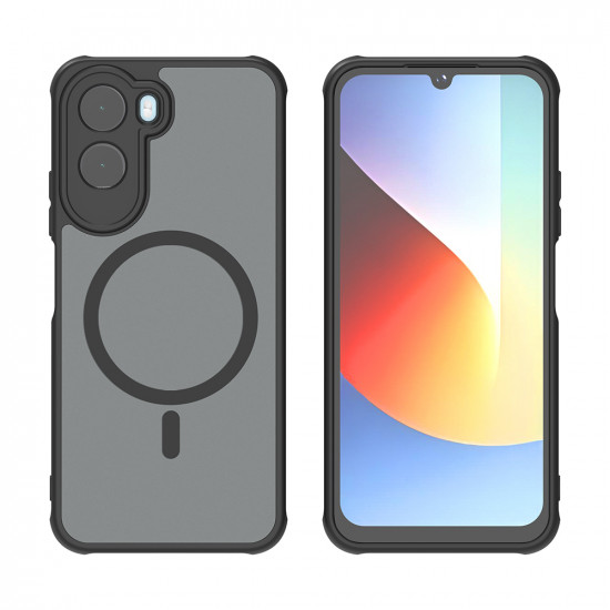 Techsuit HaloFrost II MagSafe Xiaomi Redmi A7 Pro 4G Black Techsuit HaloFrost II MagSafe Xiaomi Redmi A7 Pro 4G Black