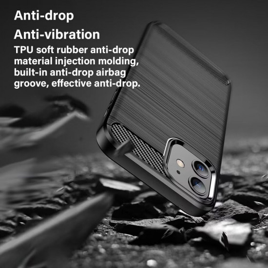 Techsuit Carbon Silicone Sony Xperia 1 VIII Black Techsuit Carbon Silicone Sony Xperia 1 VIII Black