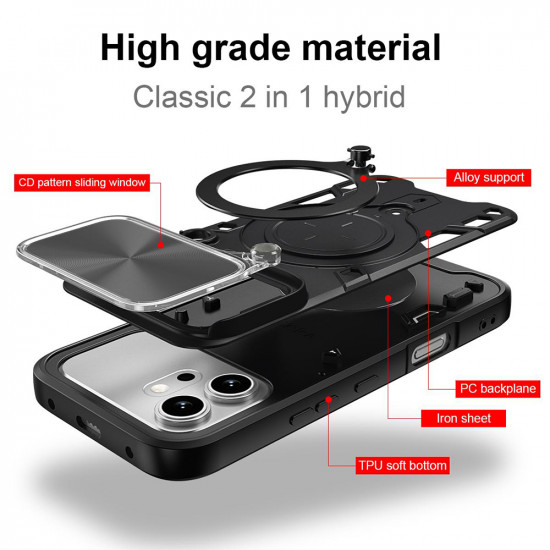 Techsuit CamGuard Pro Honor 600 / 600 Pro Blue
