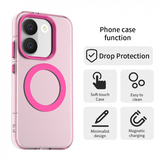 Techsuit CandyCase MagSafe Xiaomi Poco X8 Pro Pink Techsuit CandyCase MagSafe Xiaomi Poco X8 Pro Pink