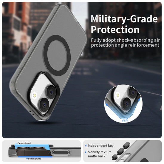 Techsuit CandyCase MagSafe Xiaomi Poco X8 Pro Black Techsuit CandyCase MagSafe Xiaomi Poco X8 Pro Black