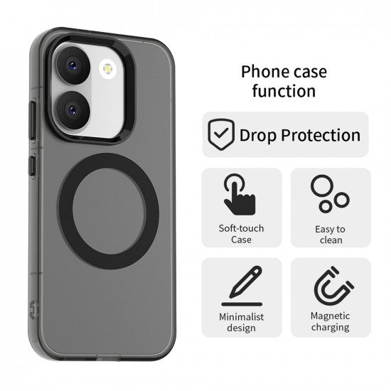 Techsuit CandyCase MagSafe Xiaomi Poco X8 Pro Black Techsuit CandyCase MagSafe Xiaomi Poco X8 Pro Black