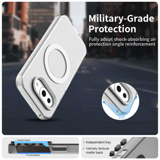 Techsuit CandyCase MagSafe Google Pixel 10a White Techsuit CandyCase MagSafe Google Pixel 10a White